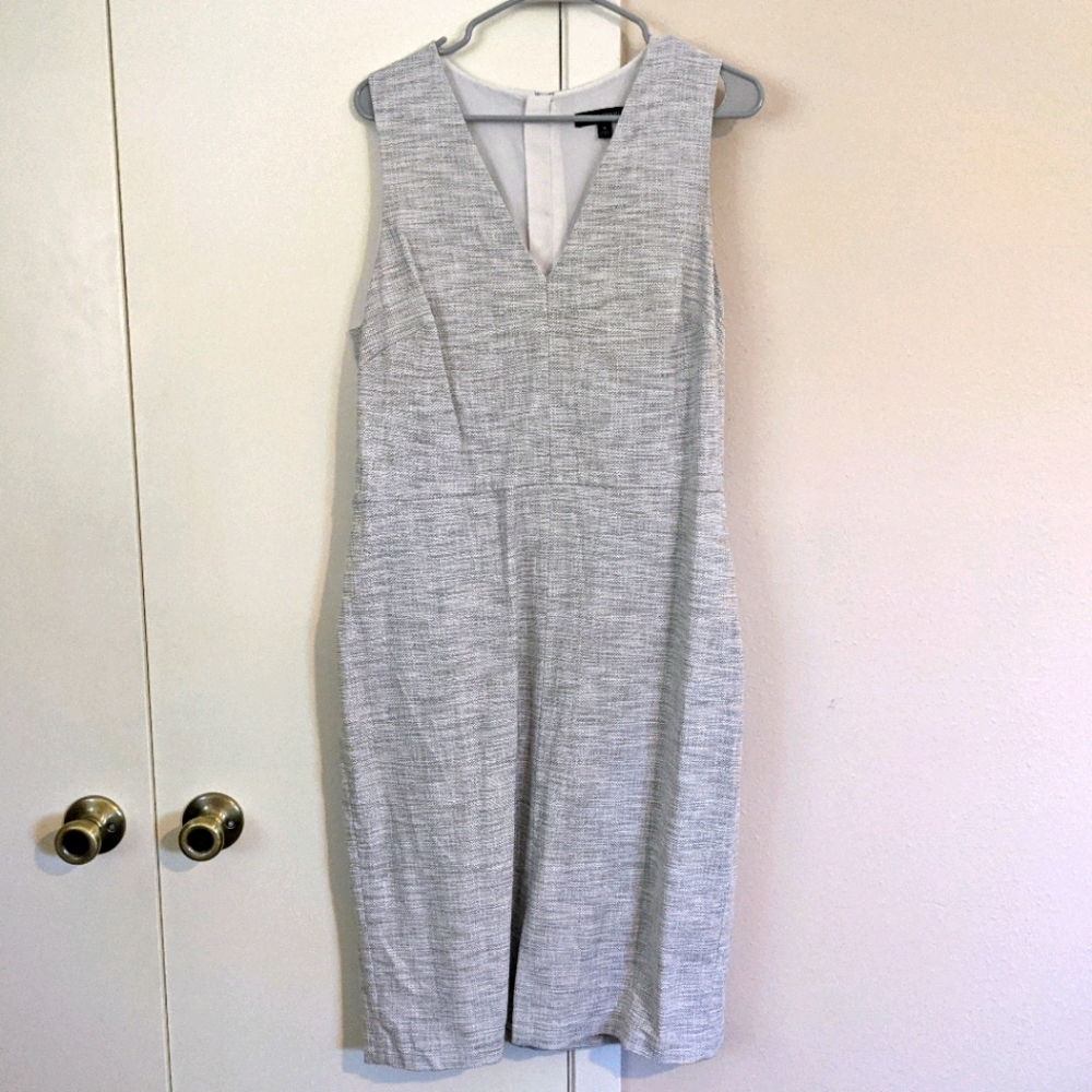 Black and White Sheath Dress